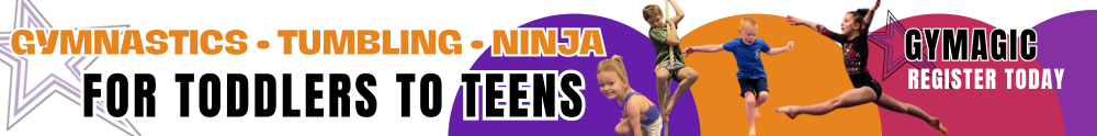 Gymagic — Gymnastics, Tumbling, and Ninja classes for toddlers to teens. Register today at Minot Gymnastics Academy.